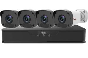 Kit supraveghere video Safer, 4 camere, 2MP Full HD, NVR 4 canale, SAF-4X2MPLED-POE. Fiabilitate si performanță