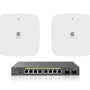 Kit switch 8 porturi 55W PoE+