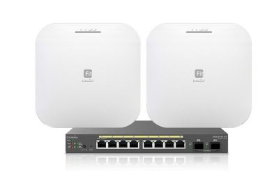 Articole 13 Kit switch PoE 8 porturi GB & Access Point Wi-Fi 6 | EnGenius