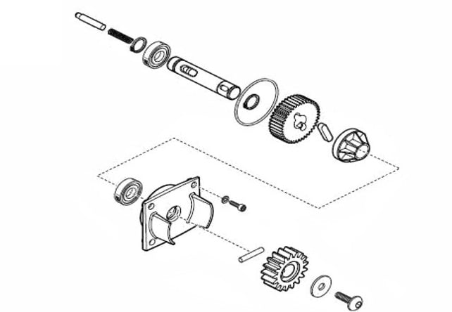 Kit transmisie pentru automatizarea King Gates Dynamos 1000, 172391. Fiabilitate si performanță 1 Kit transmisie pentru automatizarea King Gates Dynamos 1000