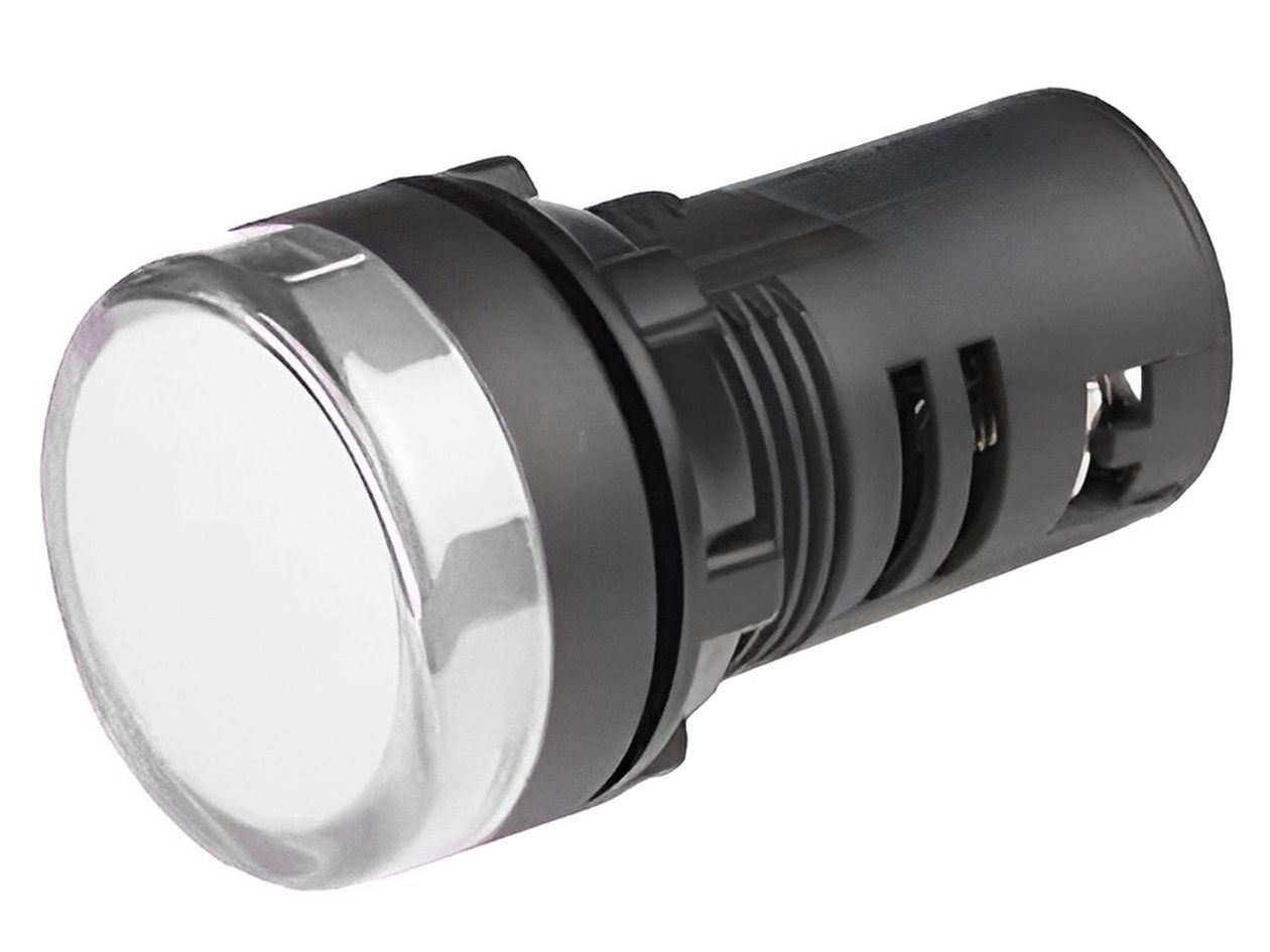 Lampa de semnalizare, LED, alb, diametru 22mm, 230V AC, Freder LS-WH-D22/230V. Fiabilitate si performanță 1 Lampa de semnalizare