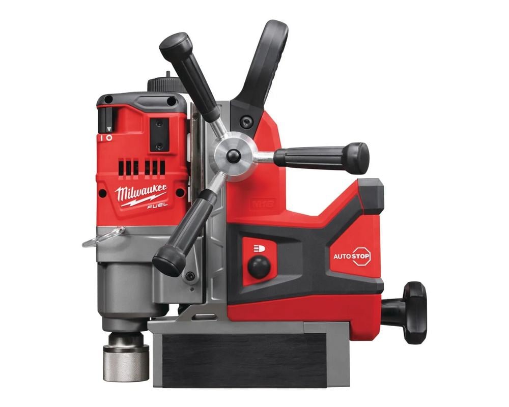 Masina de gaurit stationara Milwaukee cu talpa magnetica M18 FMDP-0C, motor POWERSTATE, lungime cursa 146mm, functie AUTOSTOP, 4933451636. Fiabilitate si performanță 1 Masina de gaurit stationara Milwaukee cu talpa magnetica M18 FMDP-0C