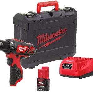 Masina de gaurit subcompacta cu acumulator si incarcator Milwaukee M12