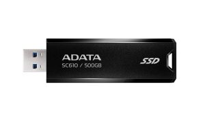 Memorie USB 3.2 Gen2 500GB Adata SC610 - Performanță și Fiabilitate 1 Memorie USB 3.2 Gen2, capacitate 500GB, viteza pana la 550MBps, Adata SC610-500G-CBK/RD. Fiabilitate si performanță
