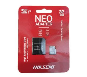 Micro SD 32GB, V10 cu adaptor, 92Mb/s -  HikSemi by Hikvision HS-TF-C1STD-32G-A. Fiabilitate si performanță