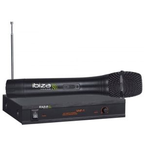 Microfon wireless de mana Ibiza VHF1A
