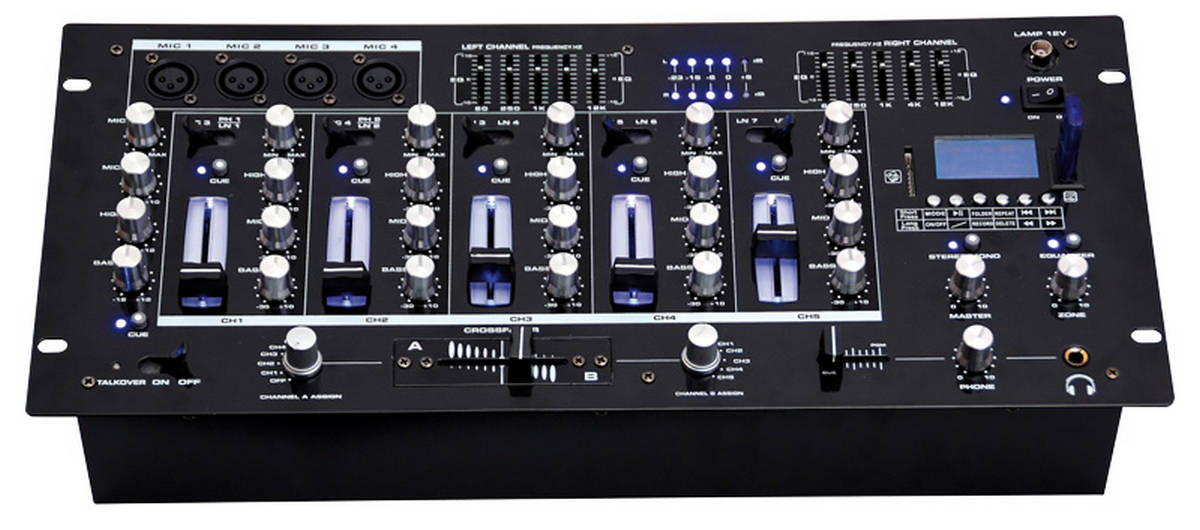 Mixer audio, bluetooth, 6 canale, 14 intrari, ACTIV218. Fiabilitate si performanță 1 Mixer audio
