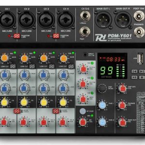 Mixer de studio cu 6 canale Power Dynamics PDM-Y601
