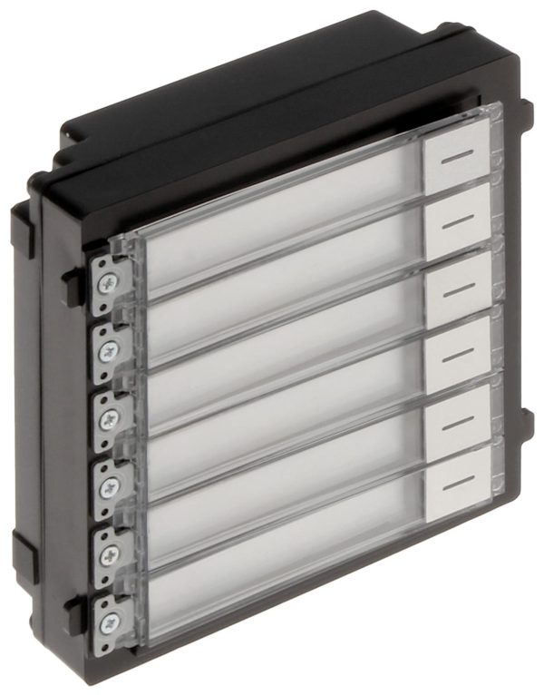 Modul extensie videointerfon, 6 famili, ingropat, Hikvision DS-KD-KK. Fiabilitate si performanță – ofertă, preț și specificații