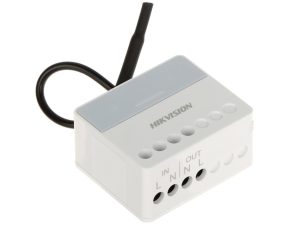 Modul releu Wall Switch wireless Hikvision, NO/NC, LED, 868 MHz, RF 1600 m, DS-PM1-O1H-WE. Fiabilitate si performanță