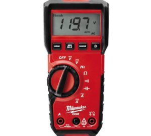 Multimetru TRMS Milwaukee, certificat CAT III 600V, functie autocomutare la mV, cu baterii 2xAA, 4933427309. Fiabilitate si performanță