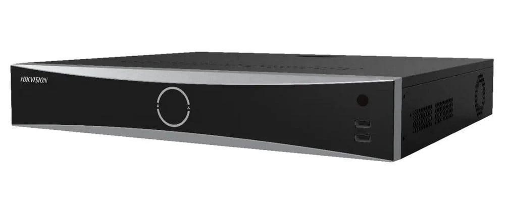 NVR 16 canale Hikvision DS-7716NXI-K4(D), 4K, AcuSense, 160 Mbps, 4x SATA max 16TB, latime de banda 160 Mbps. Fiabilitate si performanță 1 NVR 16 canale Hikvision DS-7716NXI-K4(D)