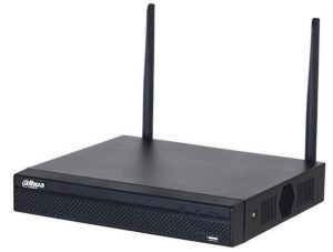 NVR 4 Canale Wireless Dahua - Fiabilitate și Performanță 1 NVR 4 canale wireless, 6 MP, bandwidth 40 Mbps, Dahua, NVR1104HS-W-S2-CE. Fiabilitate si performanță