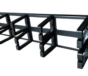 Organizator cabluri orizontal cu inele