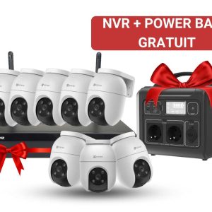 PROMO: Kit cu 8 camere rotative, wireless, cu alarma, NVR + Power Bank Gratuit, Ezviz KITX5S(8W)+8xC8c4MP. Fiabilitate si performanță – ofertă, preț și specificații