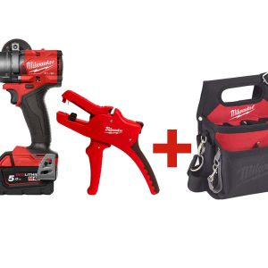 PROMO: Kit masina de gaurit cu percutie Milwaukee M18 FPD3-502X