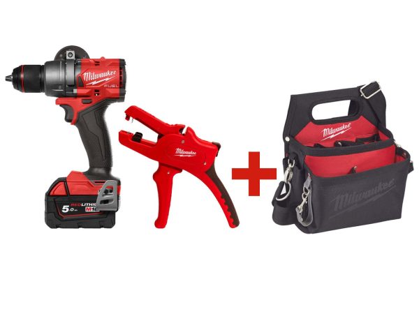 PROMO: Kit masina de gaurit cu percutie Milwaukee M18 FPD3-502X