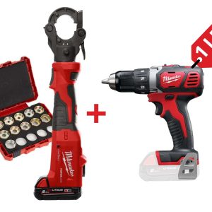 PROMO: Kit presa hidraulica Milwaukee ONE-KEY M18 ONEHCCT60-202C