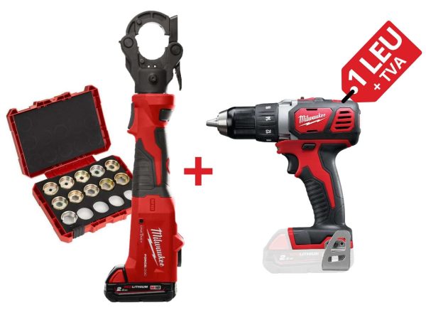 PROMO: Kit presa hidraulica Milwaukee ONE-KEY M18 ONEHCCT60-202C