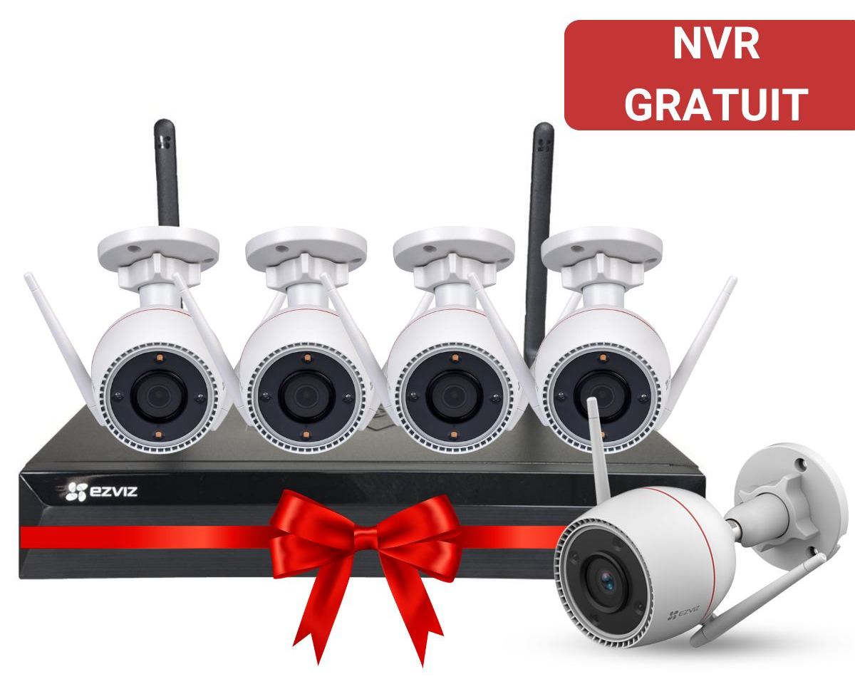 PROMO: Kit supraveghere wireless cu NVR GRATUIT cu 8 canale si 5 camere IP Wi-Fi EZVIZ 3K, iluminare duala, slot microSD, IP67, KITX5S(8W)+5xH3c5MP. Fiabilitate si performanță 1 PROMO: Kit supraveghere wireless cu NVR GRATUIT cu 8 canale si 5 camere IP Wi-Fi EZVIZ 3K