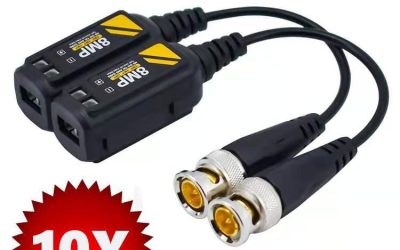 Pachet 10 bucati X Set videobalun 4K 8MP/5MP AHD/CVI/TVI