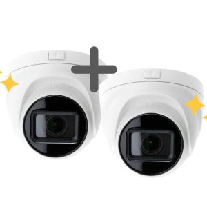Pachet 2 camere de supraveghere IP Hikvision Hiwatch