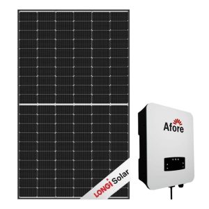 Pachet 8KW ON GRID Trifazat WiFi Afore si Longi
