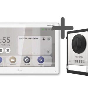 Pachet videointerfon si statie de control Hikvision