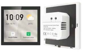 Panou de control inteligent, Wi-Fi, 4 inch, Bluetooth, ZigBee TUYA, Avatto, T6E Panel. Fiabilitate si performanță