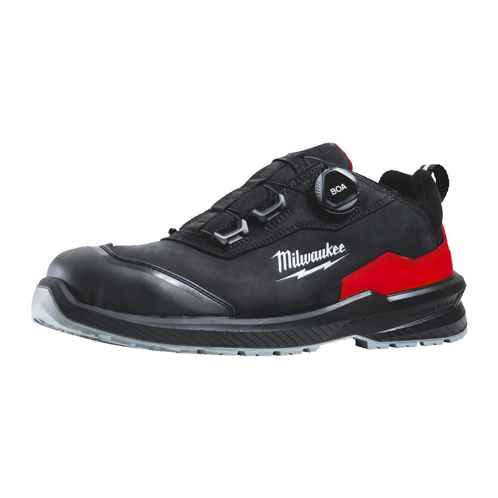 Pantofi protectie Milwaukee FLEXTRED S3S B1L110133, marimea 41, ESD, SC, FO, SR, piele nubuc, sistem BOA, varf metalic, talpa antialunecare, 4932498111. Fiabilitate si performanță 1 Pantofi protectie Milwaukee FLEXTRED S3S B1L110133