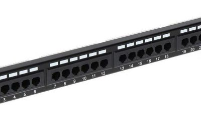 Articole 4 Patch Panel 24 porturi rackabil CAT5E – Performanță și Fiabilitate