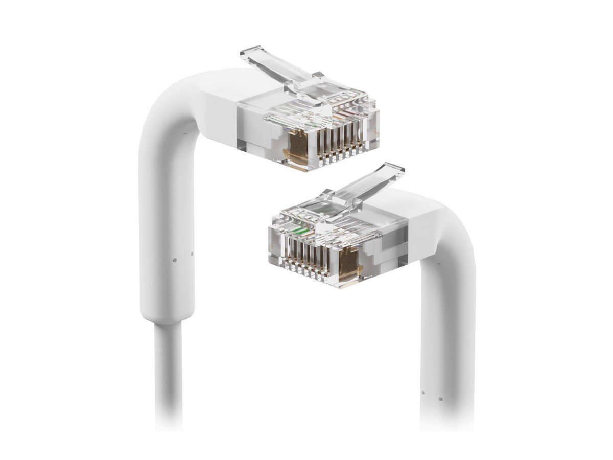 Patch cord CAT6, 0.3m, diametru 3mm, 2x RJ45, alb, Ubiquiti U-CABLE-PATCH-0.3M-RJ45. Fiabilitate si performanță 1 Patch cord CAT6
