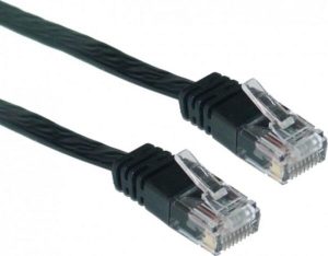 Patch cord UTP Spacer, Cat5e, 1 m, negru, SP-PT-CAT5-1M-BK. Fiabilitate si performanță