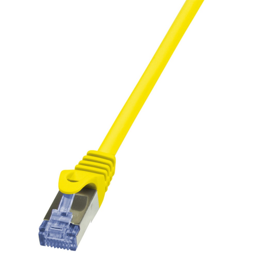 Patchcord S/FTP Cat 6A, 3 Metri, Galben, SFTP6A-3M-Y, SAFER. Fiabilitate si performanță 1 Patchcord S/FTP Cat 6A