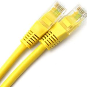 Patchcord retea CAT5e 0.5M Galben SP-PT-CAT5-0.5M-Y
