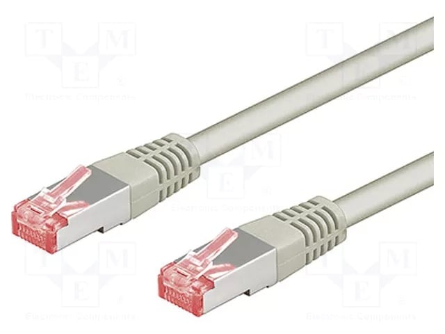 Patchcord retea CAT6, 1M, SFTP, Gri, S/FTP6A-CU-010GY. Fiabilitate si performanță 1 Patchcord retea CAT6
