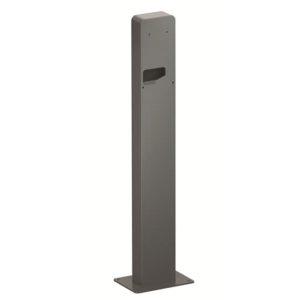Piedestal aluminiu statii EV ABB Terra AC - pentru 2 statii montate spate in spate