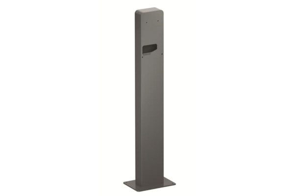 Piedestal aluminiu statii EV ABB Terra AC - pentru 2 statii montate spate in spate