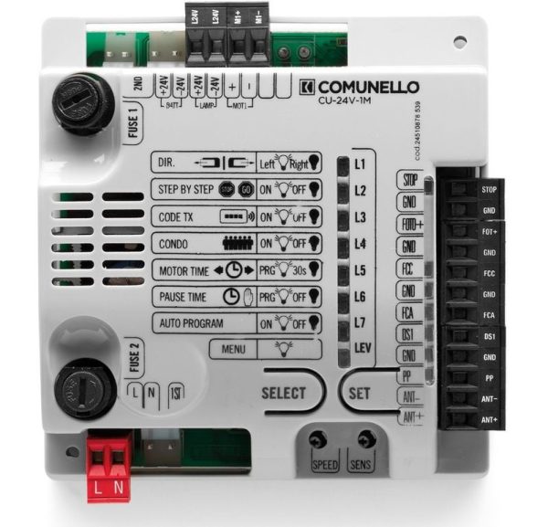 Placa de comanda pentru automatizari Comunello Fort CU-24V-1M
