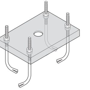 Placa de montaj pentru bariere Life Supra MB24 SUE1