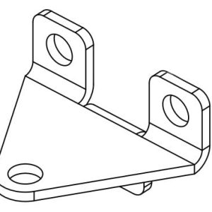 Placuta metalica de fixare pentru automatizarile Comunello RAM