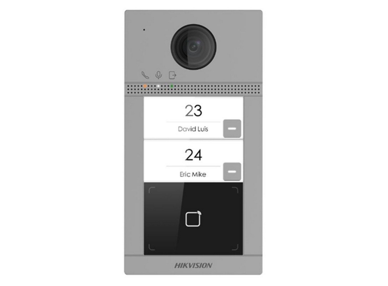 Post de exterior Wi-Fi pentru videointerfon IP Hikvision, camera 2 MP, 2 familii, PoE, IR 3 m, mifare 13.56 MHz, DS-KV8213-WME1(C)/SURFACE. Fiabilitate si performanță 1 Post de exterior Wi-Fi pentru videointerfon IP Hikvision