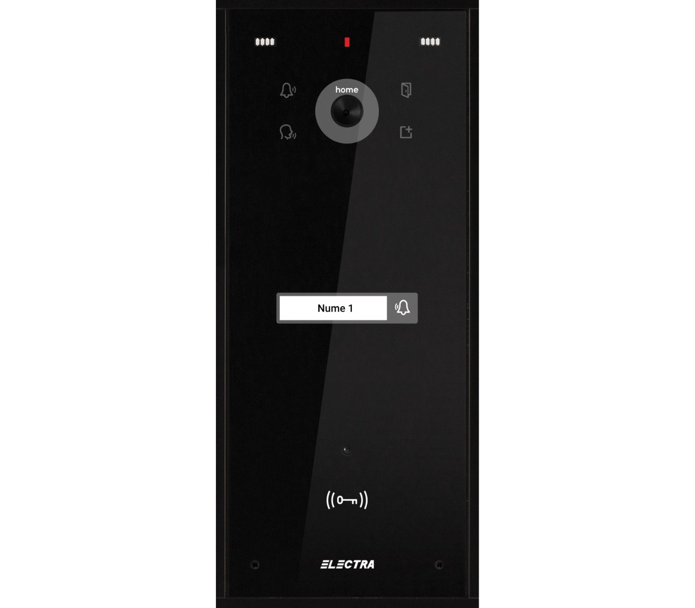 Post exterior videointerfon, 1 familie, negru, montaj aparent, Electra VPH.01S03.ELBTL. Fiabilitate si performanță 1 Post exterior videointerfon