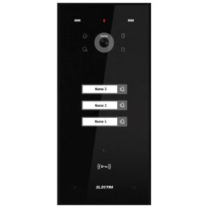 Post exterior videointerfon Electra VPH.03F03.ELBTL, 3 familii, montaj ingropat, IP44, negru. Fiabilitate si performanță – ofertă, preț și specificații