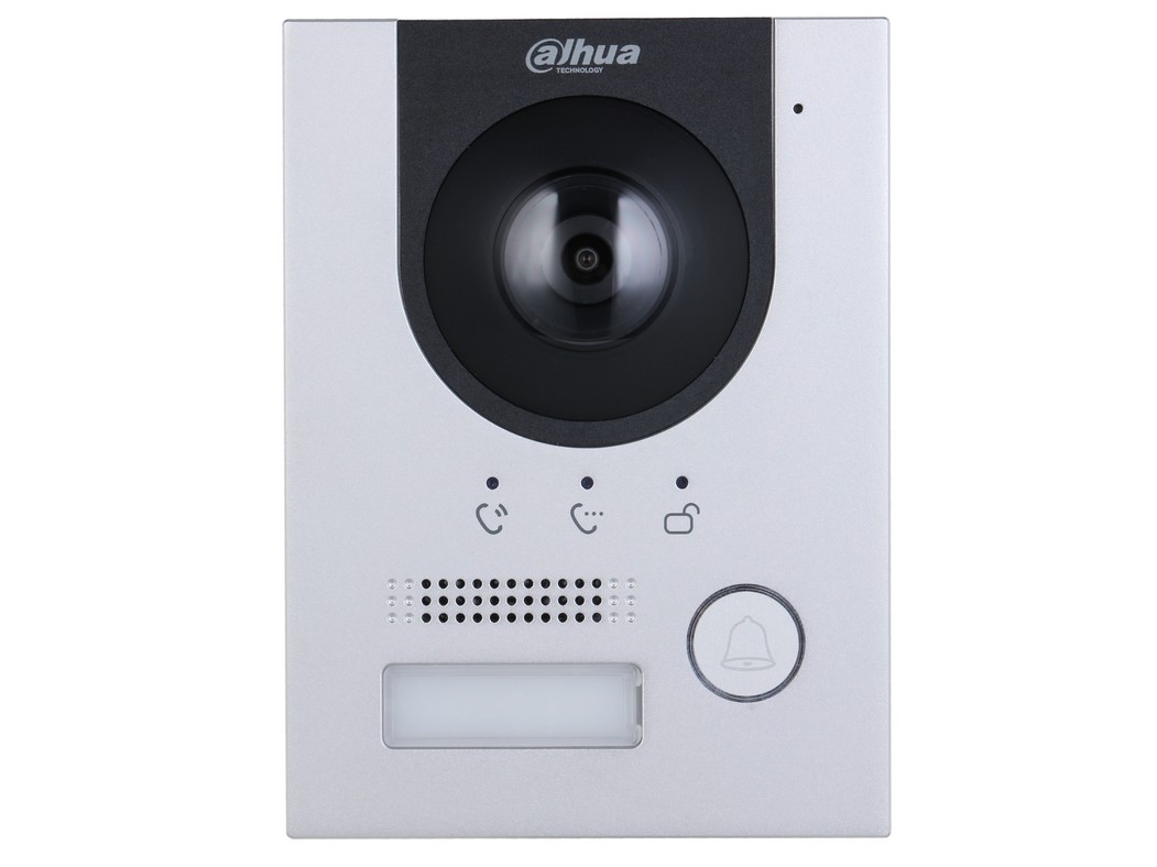 Post exterior videointerfon IP, 2 fire, 1 familie, Dahua VTO2202F-P-S3, montaj aparent/incastrat, 2MP Full HD, PoE, IP65, IK07. Fiabilitate si performanță 1 Post exterior videointerfon IP