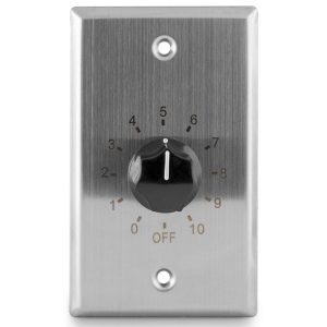 Potentiometru pentru volum compatibil cu sistemele Public Adress 100V