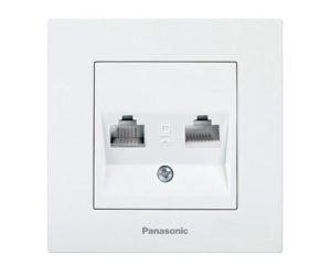 Priza Date CAT5E RJ45 + Telefon RJ11, Karre Plus Panasonic P-KPCAL+TP 1 Priza Date CAT5E RJ45 + Priza Telefon RJ11, Karre Plus Panasonic P-KPCAL+TP. Fiabilitate si performanță