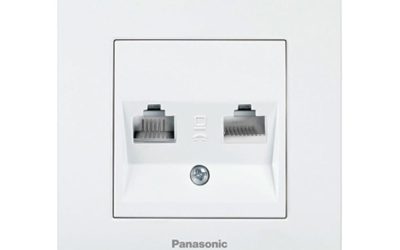 Articole 3 Priza Date CAT5E RJ45 + Telefon RJ11, Karre Plus Panasonic P-KPCAL+TP