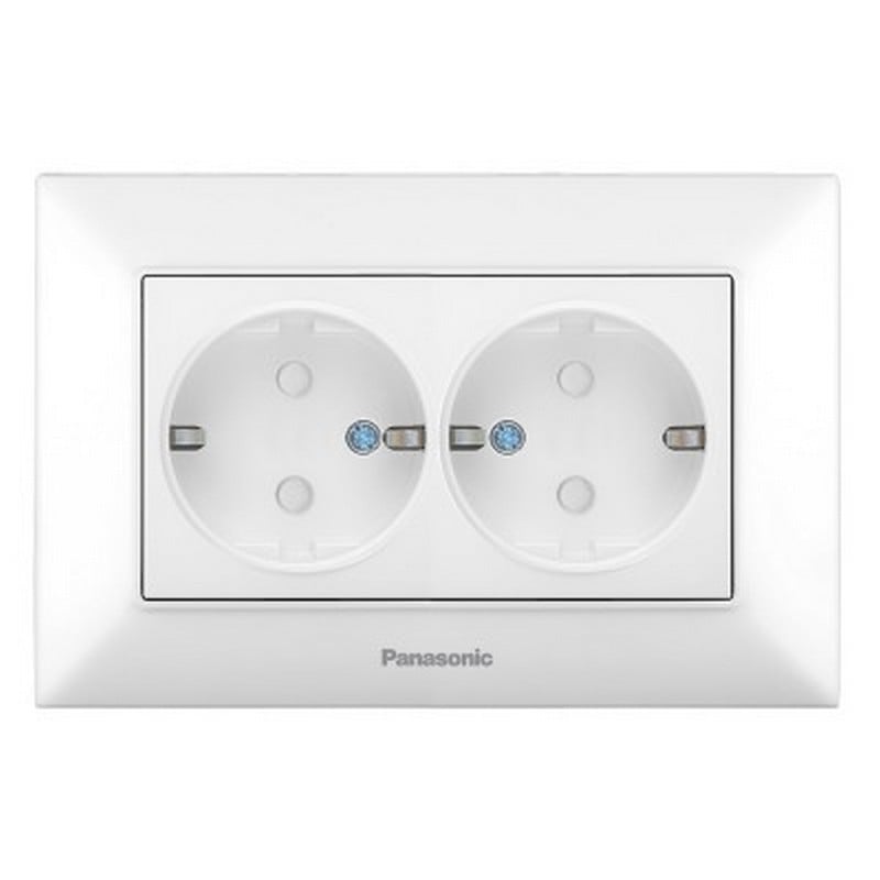 Priza SCHUKO dubla 2P+E cu obturator protectie copil 16A 250V alb, P-AS2.COP. Fiabilitate si performanță 1 Priza SCHUKO dubla 2P+E cu obturator protectie copil 16A 250V alb