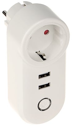 Priza Smart, cu Wi-Fi, 2300W, 240V, compatibila cu Tuya Smart, Alexa, Google, Safer SOK2USBTU. Fiabilitate si performanță 1 Priza Smart